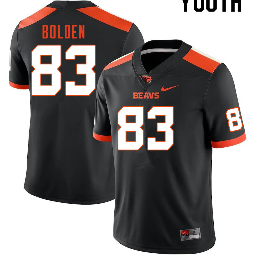 Youth #83 Silas Bolden Oregon State Beavers College Football Jerseys Sale-Black
